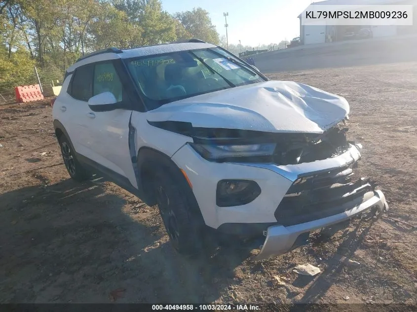 2021 Chevrolet Trailblazer Fwd Lt VIN: KL79MPSL2MB009236 Lot: 40494958