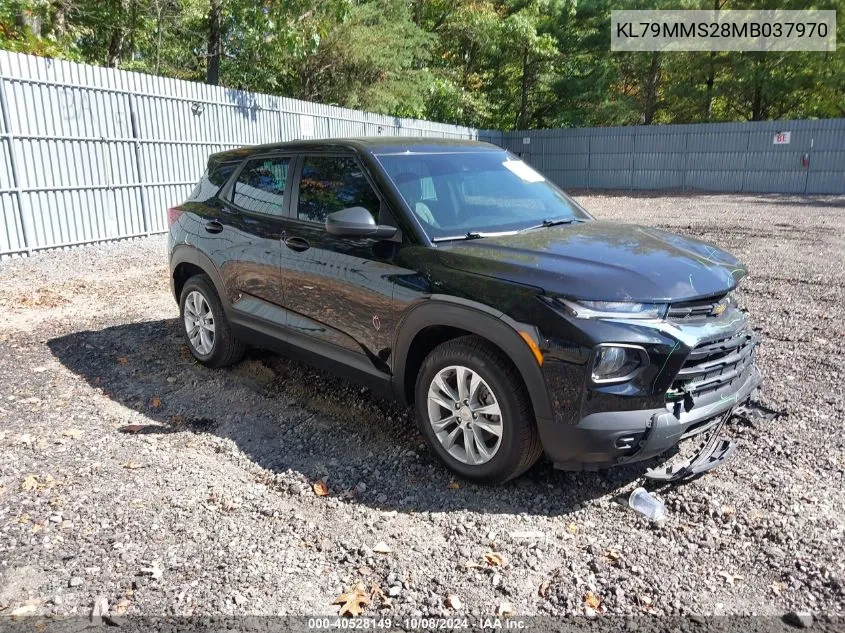 2021 Chevrolet Trailblazer Fwd Ls VIN: KL79MMS28MB037970 Lot: 40528149