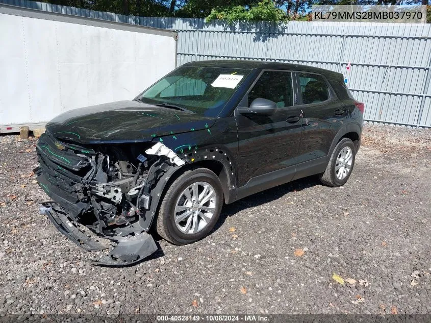 2021 Chevrolet Trailblazer Fwd Ls VIN: KL79MMS28MB037970 Lot: 40528149