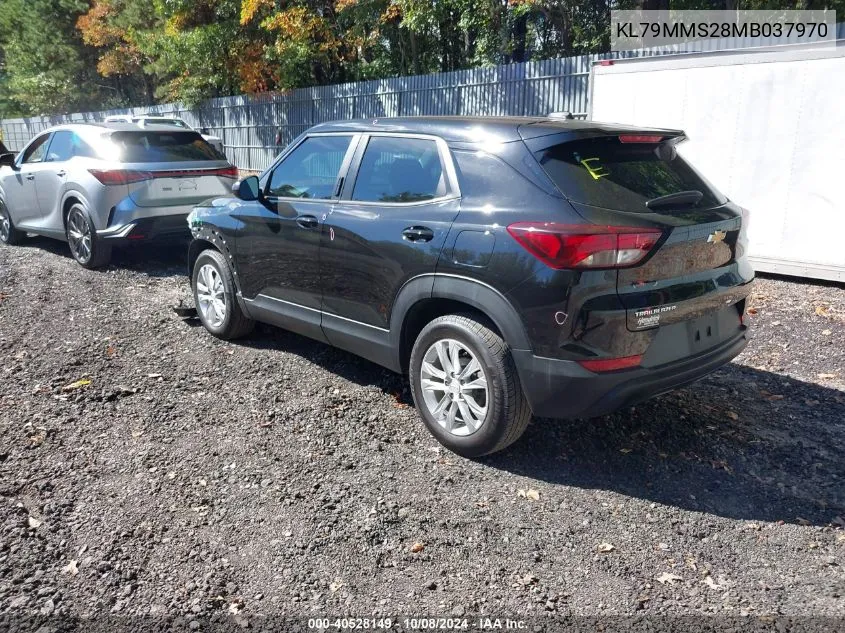 2021 Chevrolet Trailblazer Fwd Ls VIN: KL79MMS28MB037970 Lot: 40528149