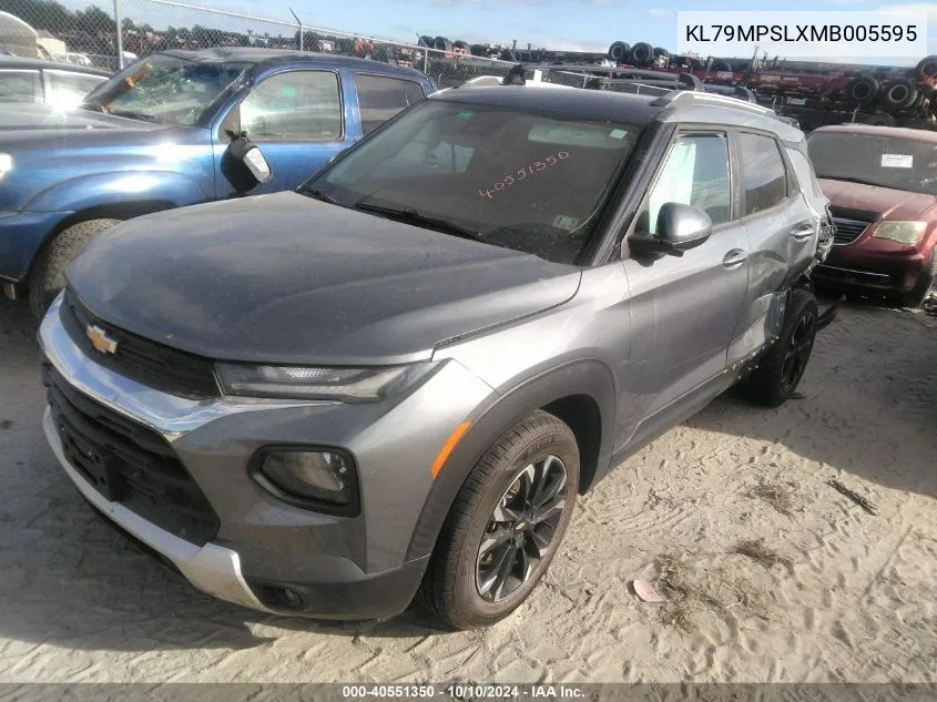 2021 Chevrolet Trailblazer Fwd Lt VIN: KL79MPSLXMB005595 Lot: 40551350