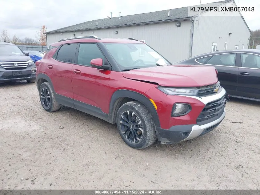 2021 Chevrolet Trailblazer Fwd Lt VIN: KL79MPSLXMB057048 Lot: 40877494