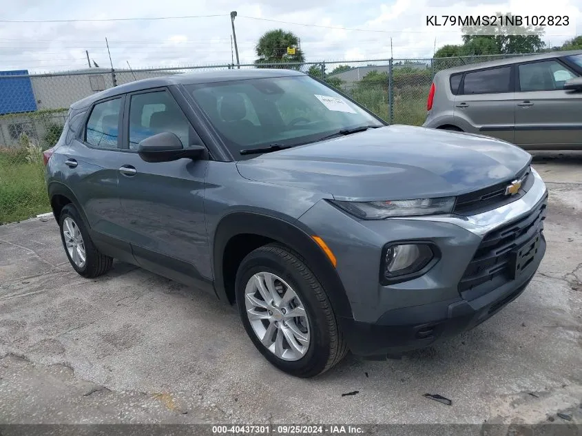 2022 Chevrolet Trailblazer Fwd Ls VIN: KL79MMS21NB102823 Lot: 40437301