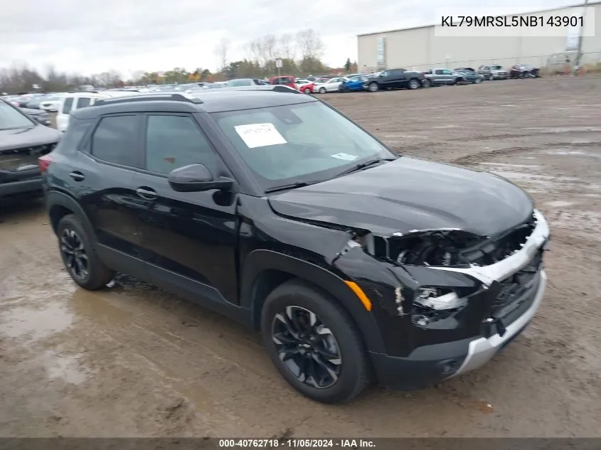 2022 Chevrolet Trailblazer Awd Lt VIN: KL79MRSL5NB143901 Lot: 40762718