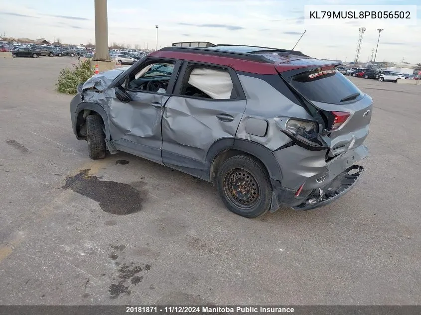 2023 Chevrolet Trailblazer Rs Turbo VIN: KL79MUSL8PB056502 Lot: 20181871