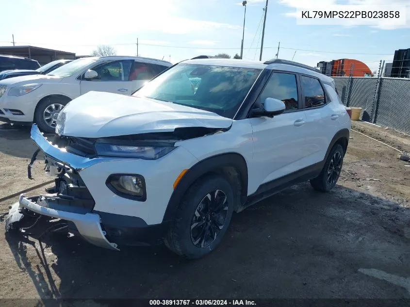 2023 Chevrolet Trailblazer Fwd Lt VIN: KL79MPS22PB023858 Lot: 38913767