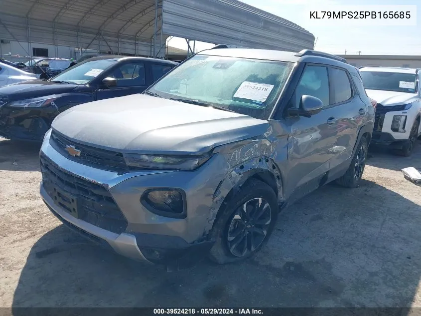 2023 Chevrolet Trailblazer Fwd Lt VIN: KL79MPS25PB165685 Lot: 39524218