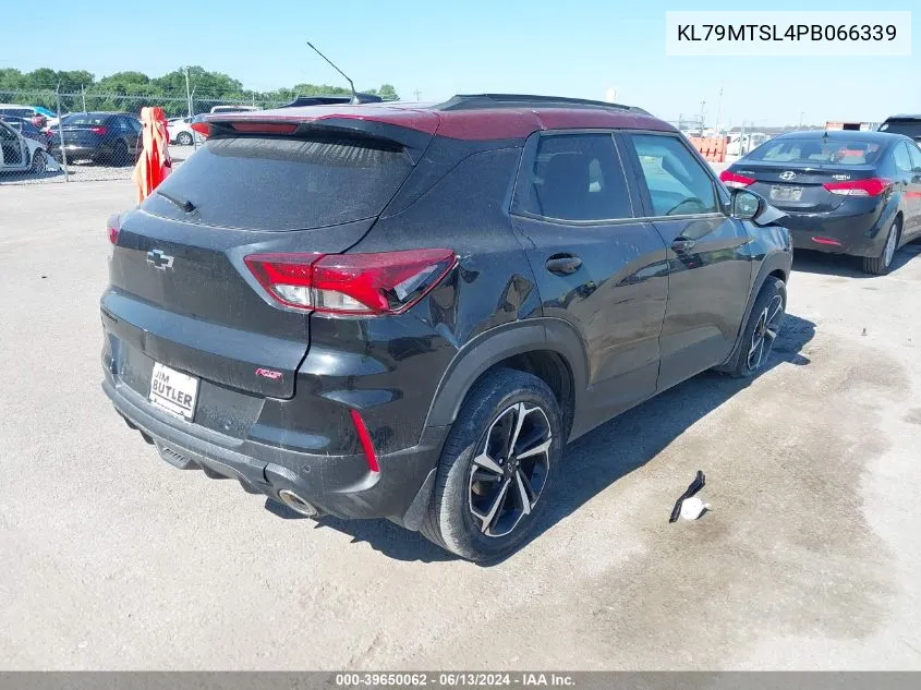 2023 Chevrolet Trailblazer Fwd Rs VIN: KL79MTSL4PB066339 Lot: 39650062