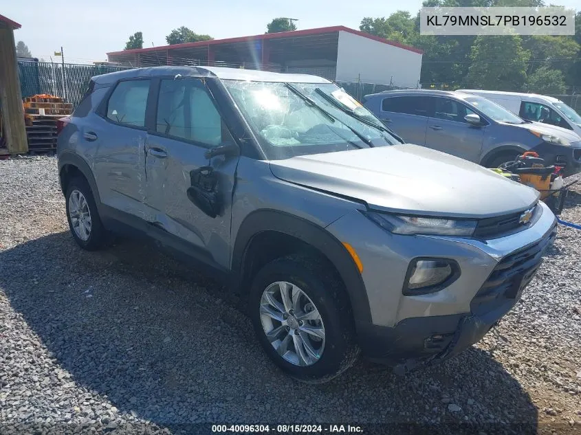 2023 Chevrolet Trailblazer Awd Ls VIN: KL79MNSL7PB196532 Lot: 40096304