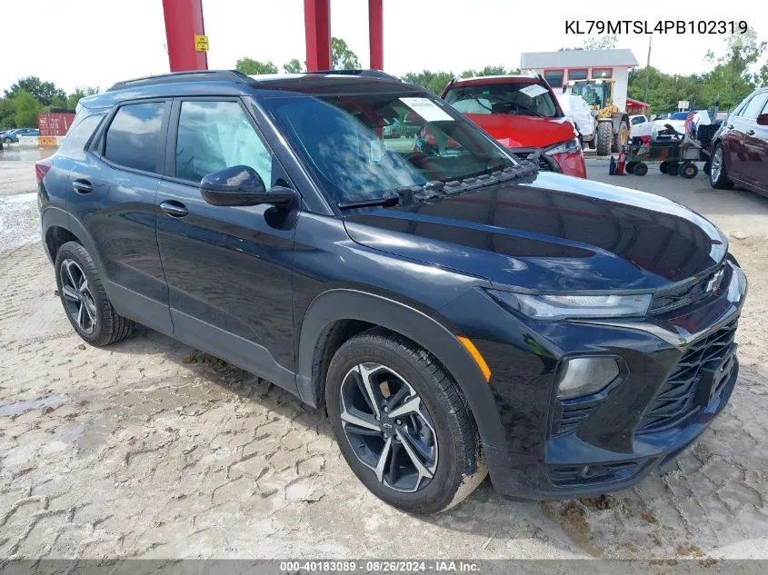 2023 Chevrolet Trailblazer Fwd Rs VIN: KL79MTSL4PB102319 Lot: 40183089