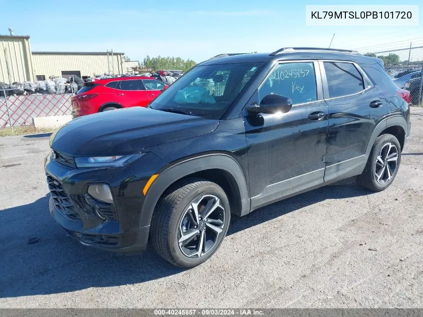 2023 Chevrolet Trailblazer Fwd Rs VIN: KL79MTSL0PB101720 Lot: 40245857