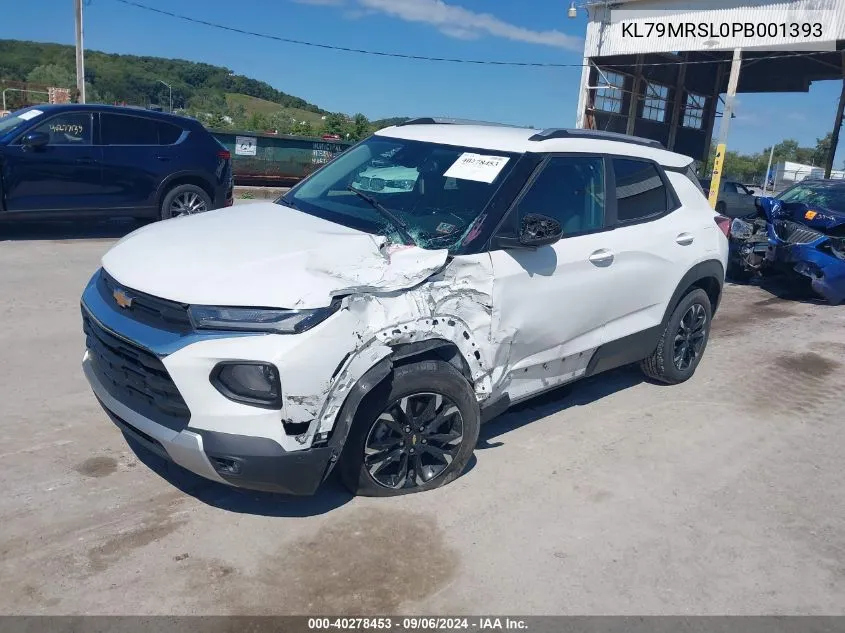 2023 Chevrolet Trailblazer Awd Lt VIN: KL79MRSL0PB001393 Lot: 40278453