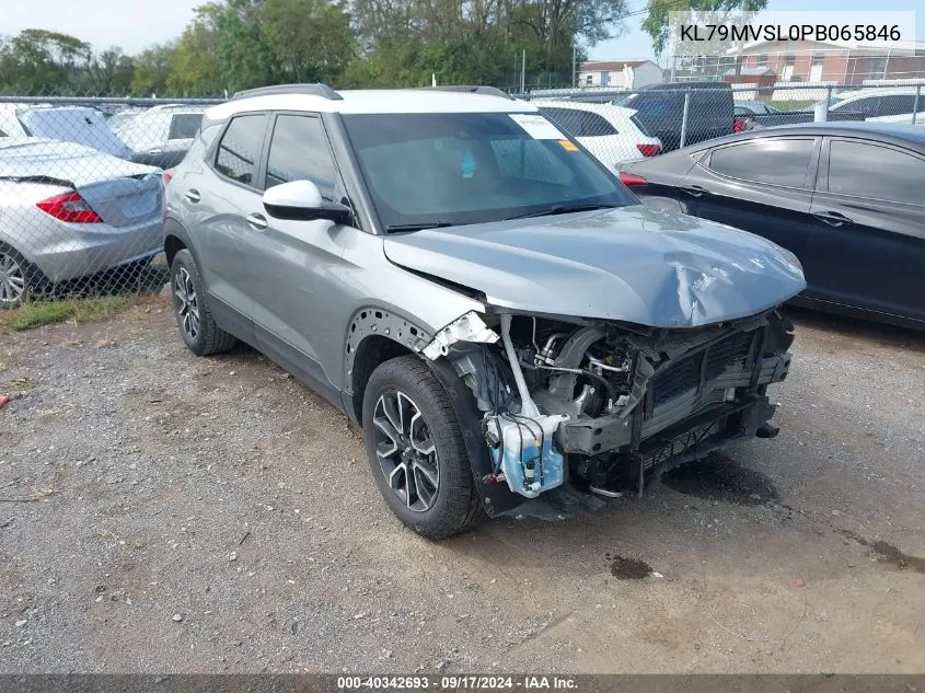 KL79MVSL0PB065846 2023 Chevrolet Trailblazer Fwd Activ