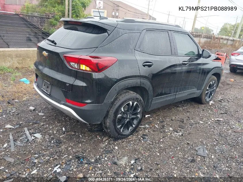 2023 Chevrolet Trailblazer Fwd Lt VIN: KL79MPS21PB088989 Lot: 40426371