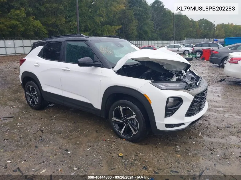 2023 Chevrolet Trailblazer Awd Rs VIN: KL79MUSL8PB202283 Lot: 40444830