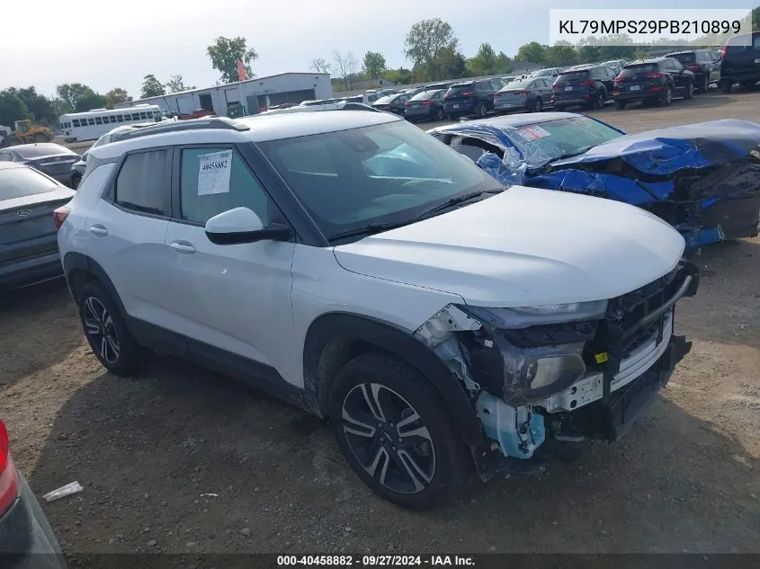 2023 Chevrolet Trailblazer Fwd Lt VIN: KL79MPS29PB210899 Lot: 40458882