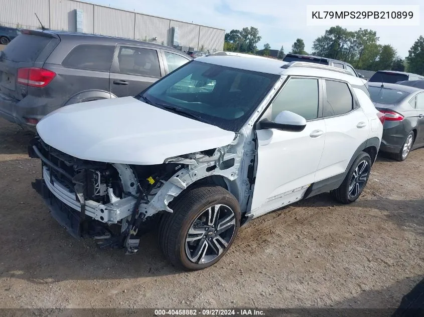 2023 Chevrolet Trailblazer Fwd Lt VIN: KL79MPS29PB210899 Lot: 40458882