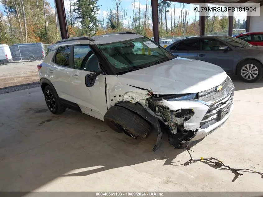 KL79MRSL3PB184904 2023 Chevrolet Trailblazer Awd Lt