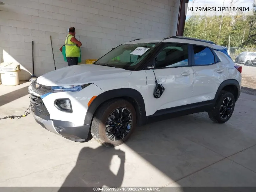 2023 Chevrolet Trailblazer Awd Lt VIN: KL79MRSL3PB184904 Lot: 40561193