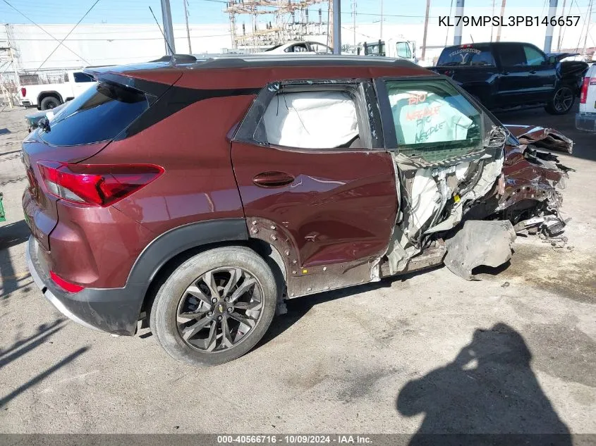 KL79MPSL3PB146657 2023 Chevrolet Trailblazer Fwd Lt