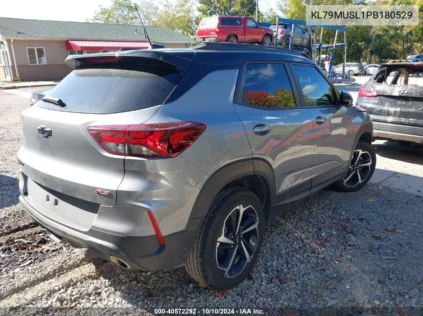 2023 Chevrolet Trailblazer Awd Rs VIN: KL79MUSL1PB180529 Lot: 40572292