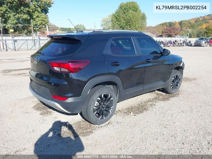 2023 Chevrolet Trailblazer Awd Lt VIN: KL79MRSL2PB002254 Lot: 40657775