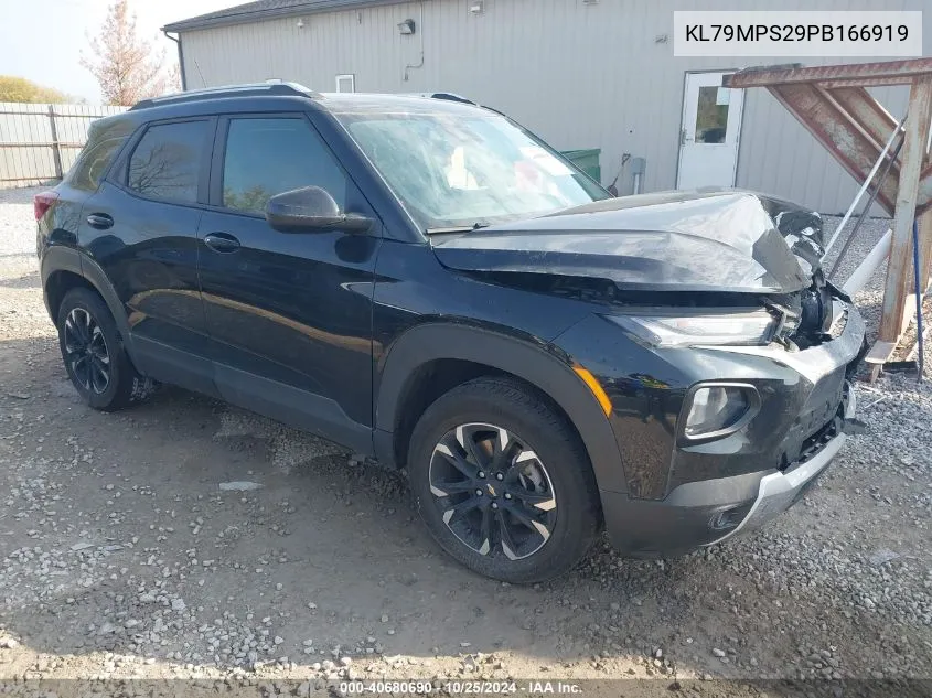 2023 Chevrolet Trailblazer Fwd Lt VIN: KL79MPS29PB166919 Lot: 40680690