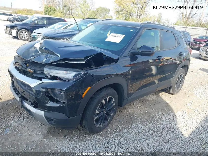 2023 Chevrolet Trailblazer Fwd Lt VIN: KL79MPS29PB166919 Lot: 40680690