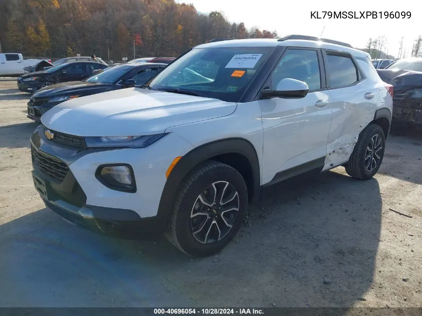 2023 Chevrolet Trailblazer Awd Activ VIN: KL79MSSLXPB196099 Lot: 40696054