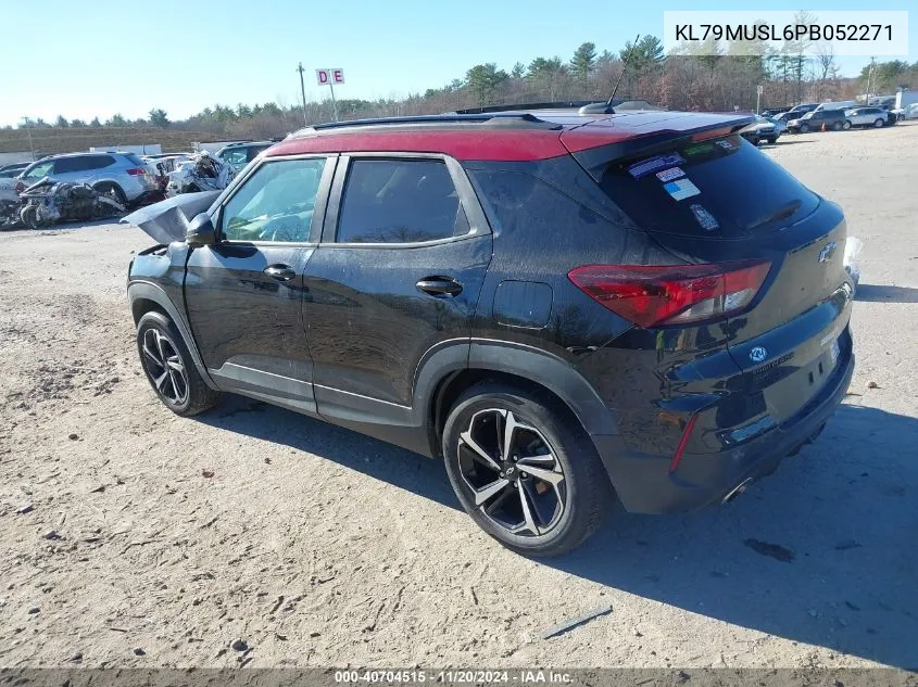 2023 Chevrolet Trailblazer Awd Rs VIN: KL79MUSL6PB052271 Lot: 40704515