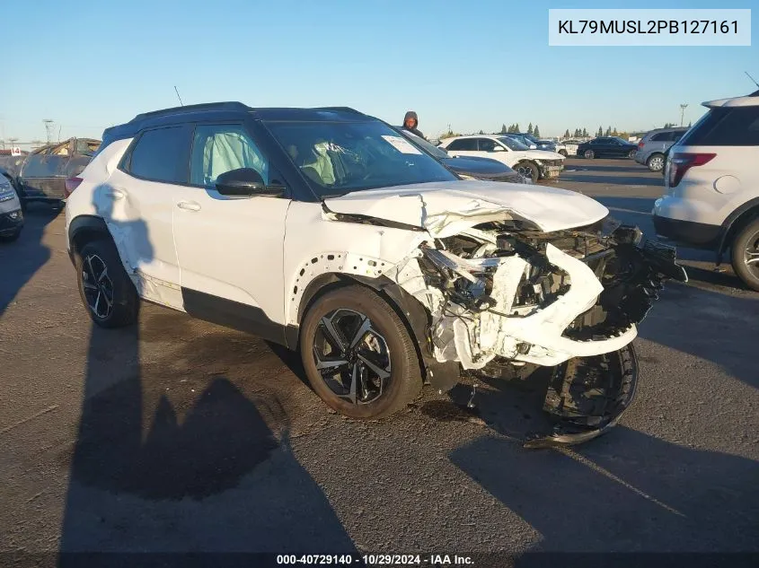 2023 Chevrolet Trailblazer Awd Rs VIN: KL79MUSL2PB127161 Lot: 40729140