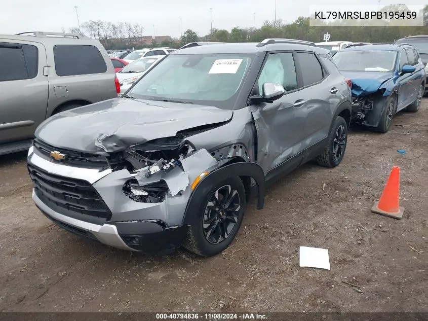 2023 Chevrolet Trailblazer Awd Lt VIN: KL79MRSL8PB195459 Lot: 40794836