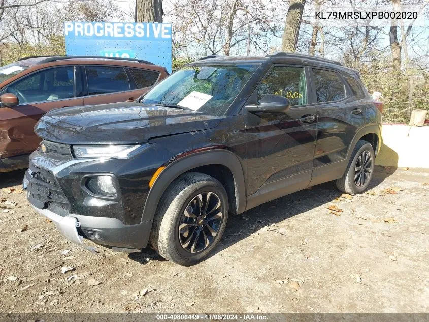 2023 Chevrolet Trailblazer Awd Lt VIN: KL79MRSLXPB002020 Lot: 40806449