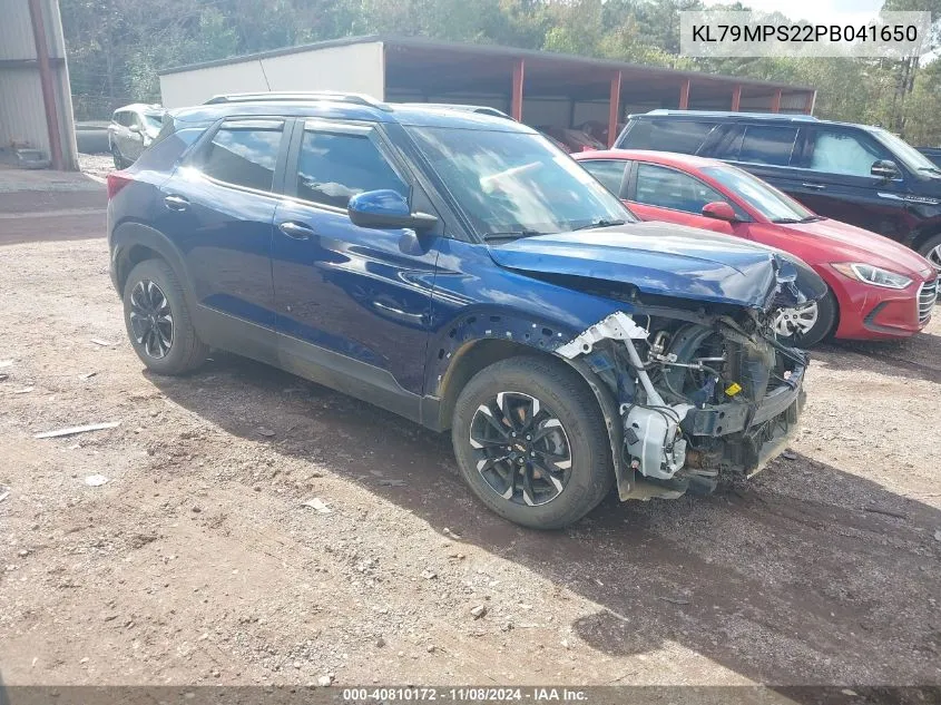 2023 Chevrolet Trailblazer Fwd Lt VIN: KL79MPS22PB041650 Lot: 40810172