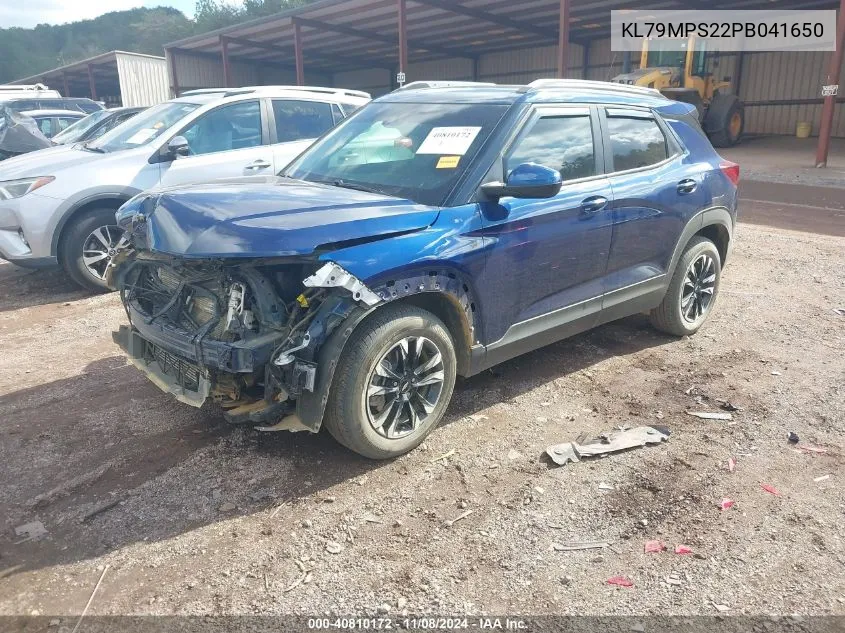 2023 Chevrolet Trailblazer Fwd Lt VIN: KL79MPS22PB041650 Lot: 40810172