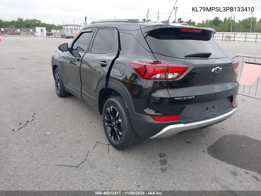 2023 Chevrolet Trailblazer Fwd Lt VIN: KL79MPSL3PB133410 Lot: 40812417