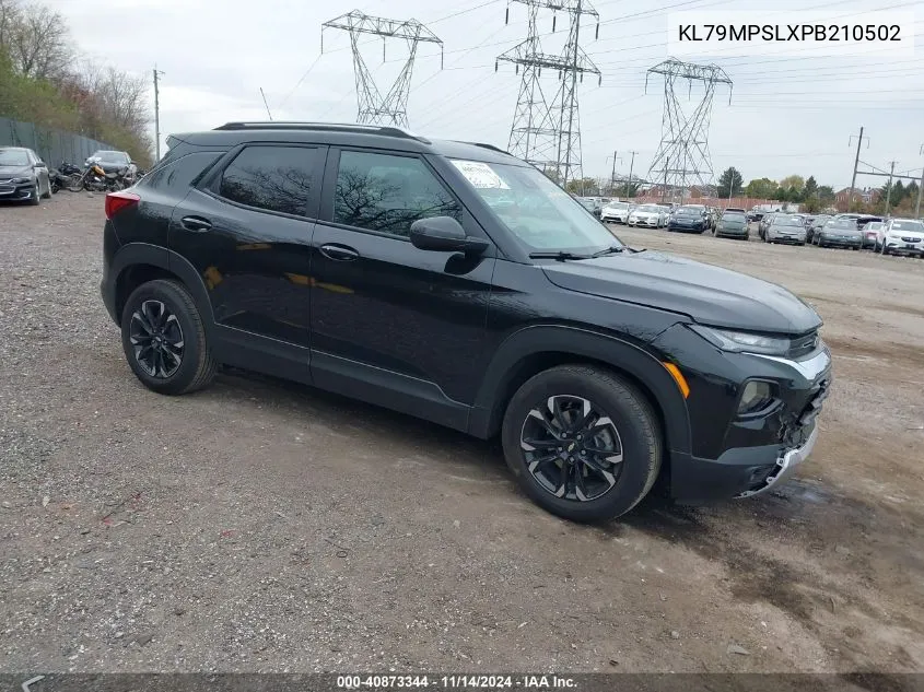 2023 Chevrolet Trailblazer Fwd Lt VIN: KL79MPSLXPB210502 Lot: 40873344