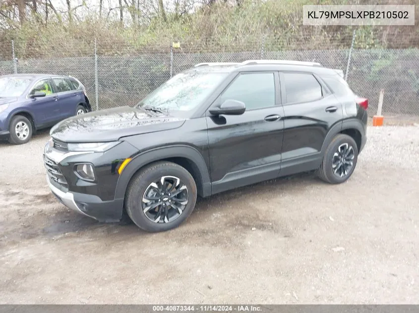 2023 Chevrolet Trailblazer Fwd Lt VIN: KL79MPSLXPB210502 Lot: 40873344