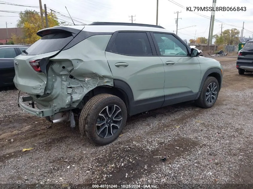 KL79MSSL8RB066843 2024 Chevrolet Trailblazer Awd Activ