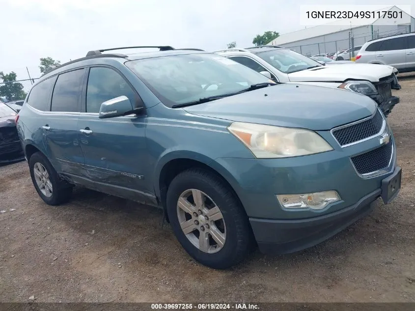 2009 Chevrolet Traverse Lt VIN: 1GNER23D49S117501 Lot: 39697255