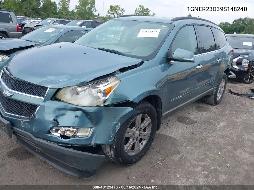 2009 Chevrolet Traverse Lt VIN: 1GNER23D39S148240 Lot: 40129473