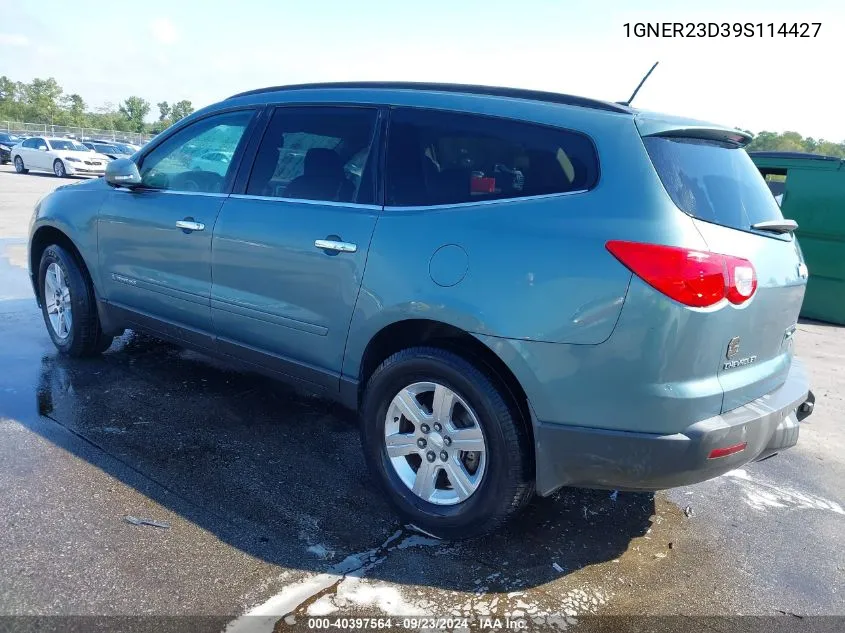 2009 Chevrolet Traverse Lt VIN: 1GNER23D39S114427 Lot: 40397564