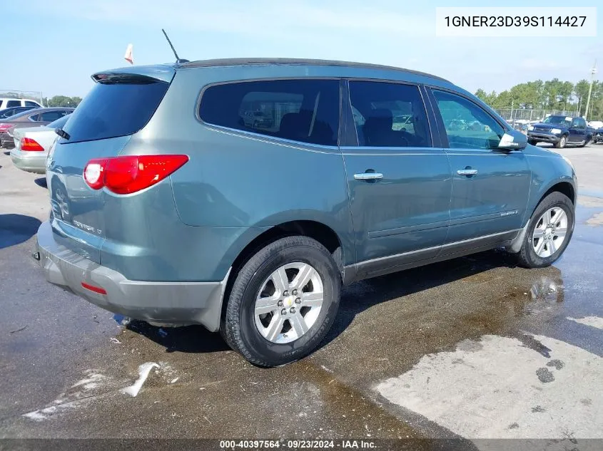 2009 Chevrolet Traverse Lt VIN: 1GNER23D39S114427 Lot: 40397564