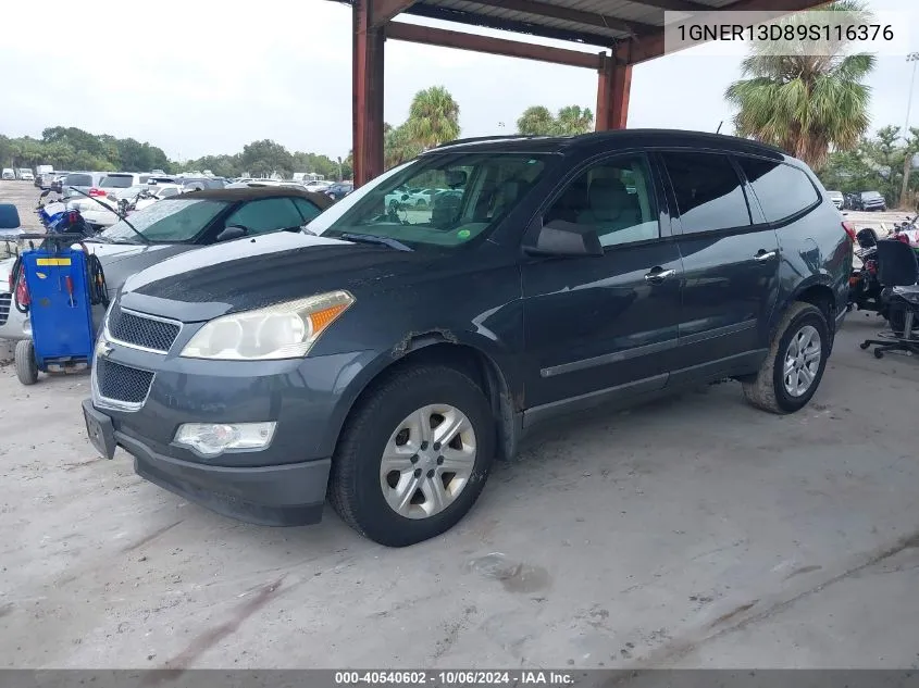 2009 Chevrolet Traverse Ls VIN: 1GNER13D89S116376 Lot: 40540602