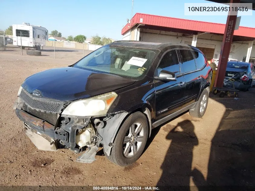 2009 Chevrolet Traverse Lt VIN: 1GNER23D69S118486 Lot: 40594916