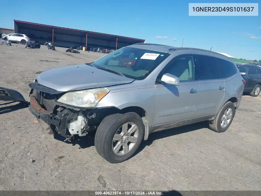 2009 Chevrolet Traverse Lt VIN: 1GNER23D49S101637 Lot: 40623974