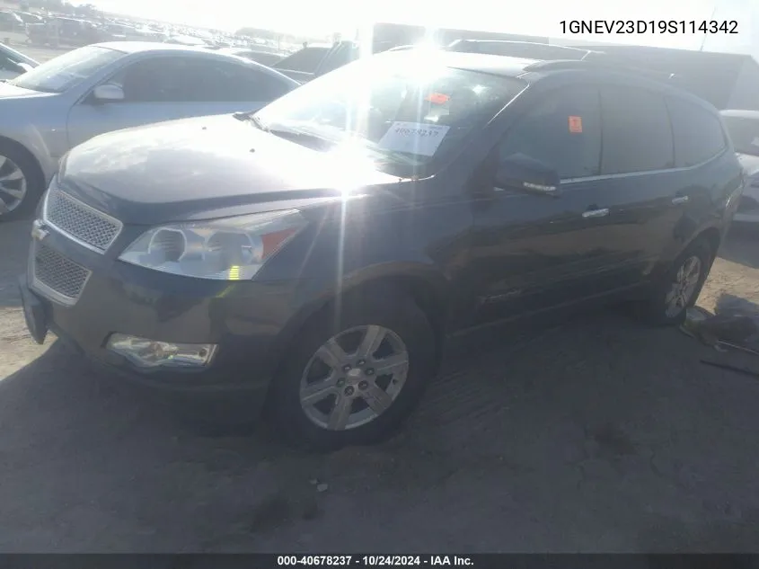 1GNEV23D19S114342 2009 Chevrolet Traverse Lt