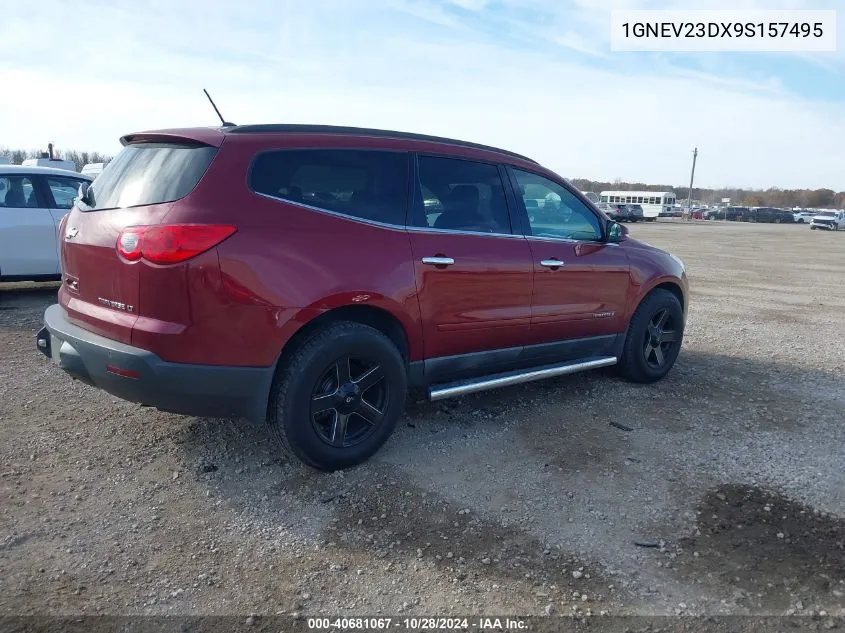 2009 Chevrolet Traverse Lt VIN: 1GNEV23DX9S157495 Lot: 40681067