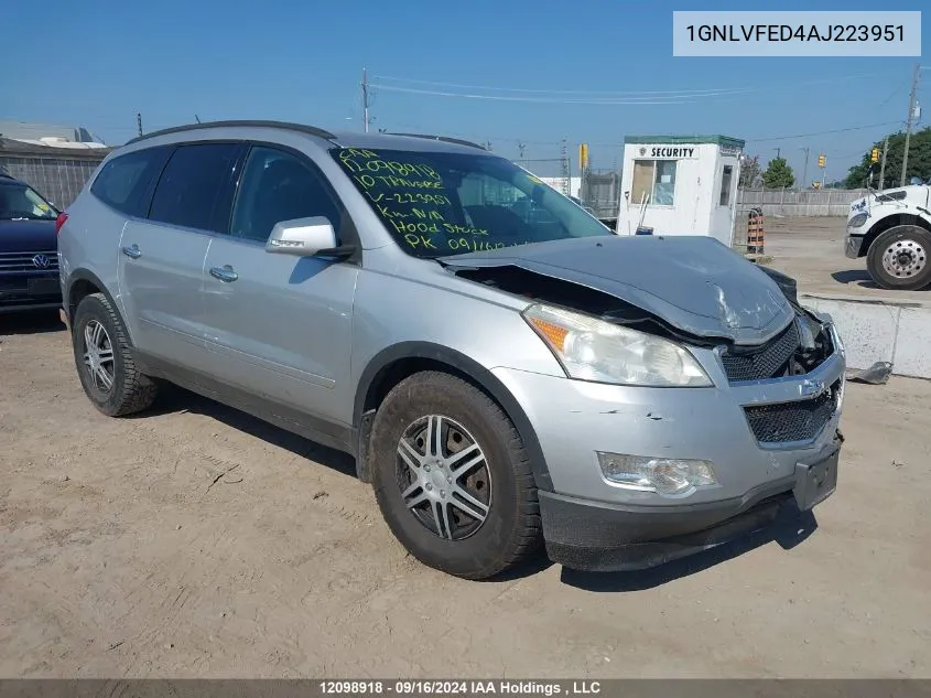 2010 Chevrolet Traverse VIN: 1GNLVFED4AJ223951 Lot: 12098918