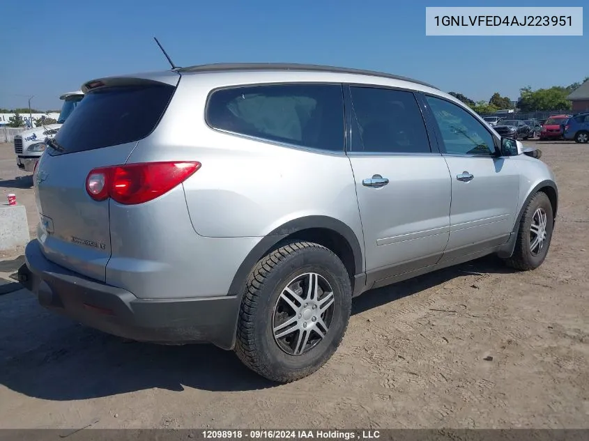 2010 Chevrolet Traverse VIN: 1GNLVFED4AJ223951 Lot: 12098918